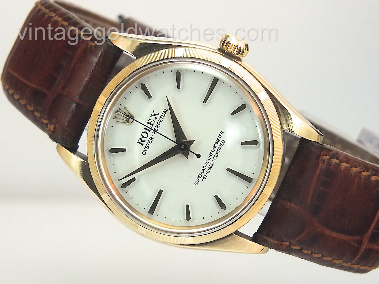 rolex oyster perpetual leather strap price