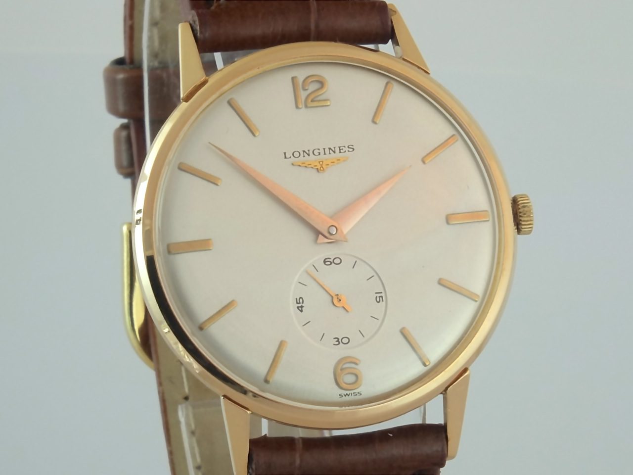 Sale > longines 18k gold mens watch > in stock