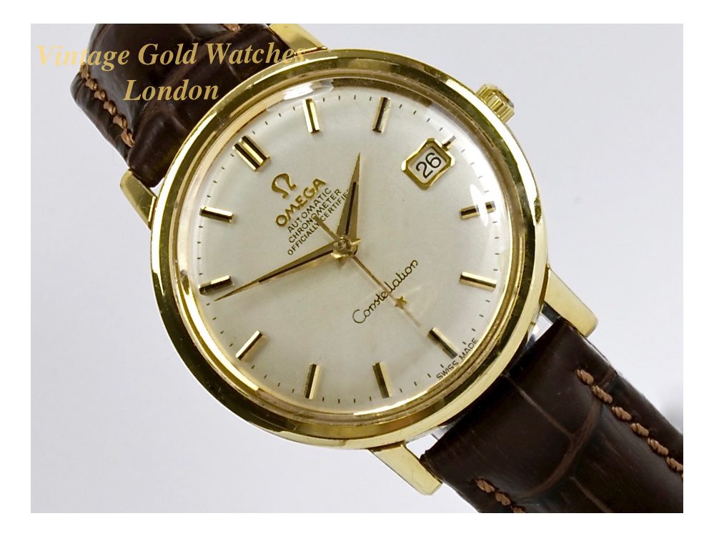 vintage gold omega watches for sale