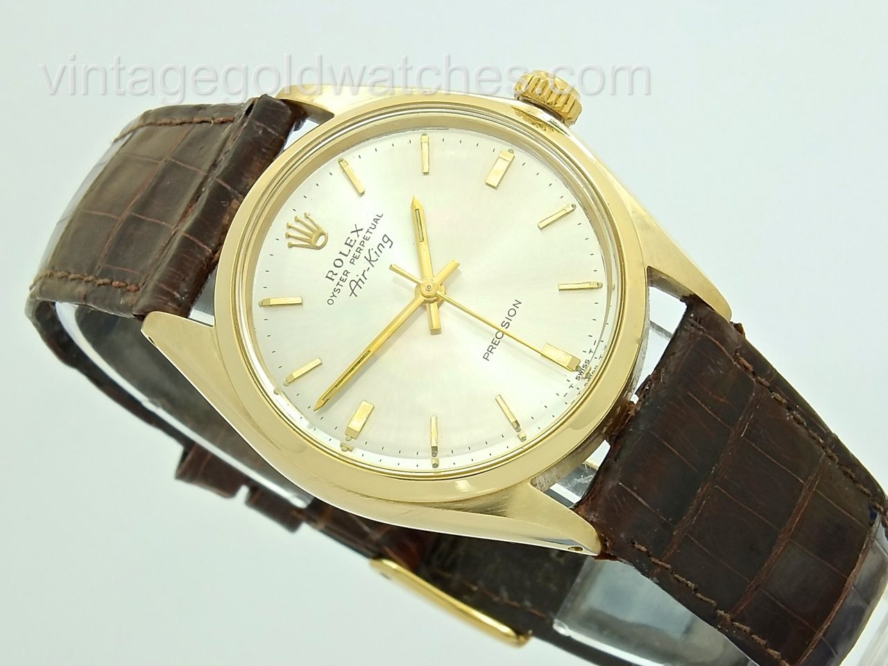 rolex air king gold