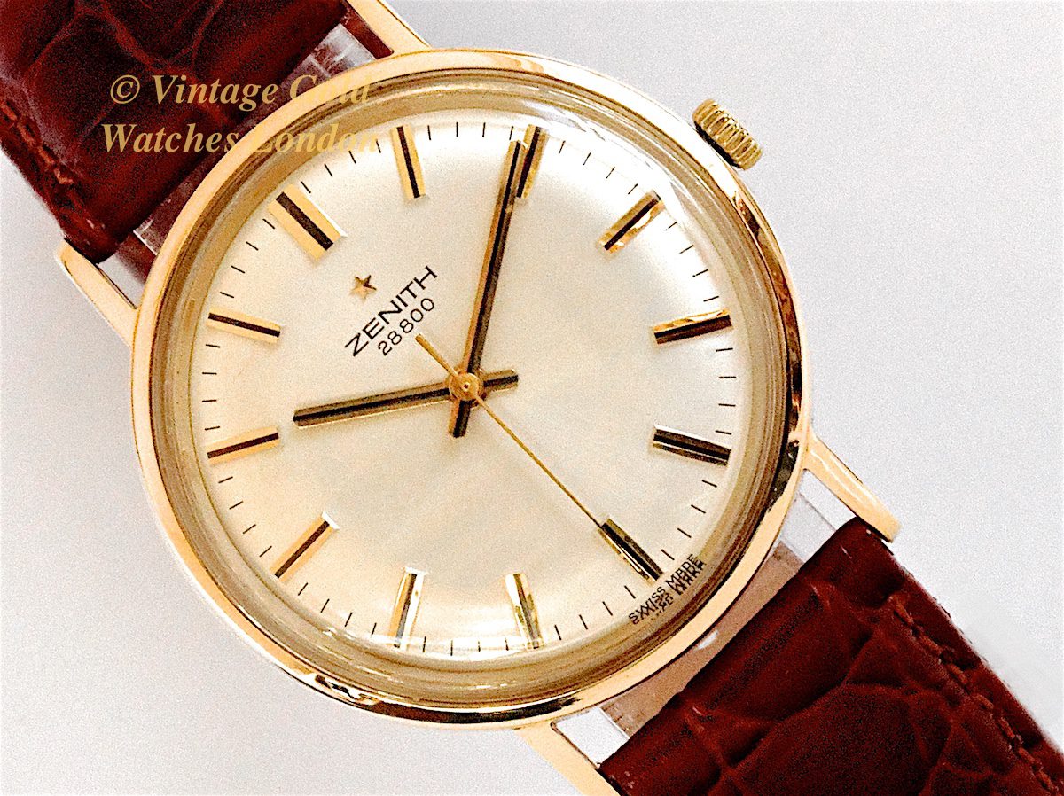 Zenith Cal.2562 Hi Beat 9ct 1972 Vintage Gold Watches
