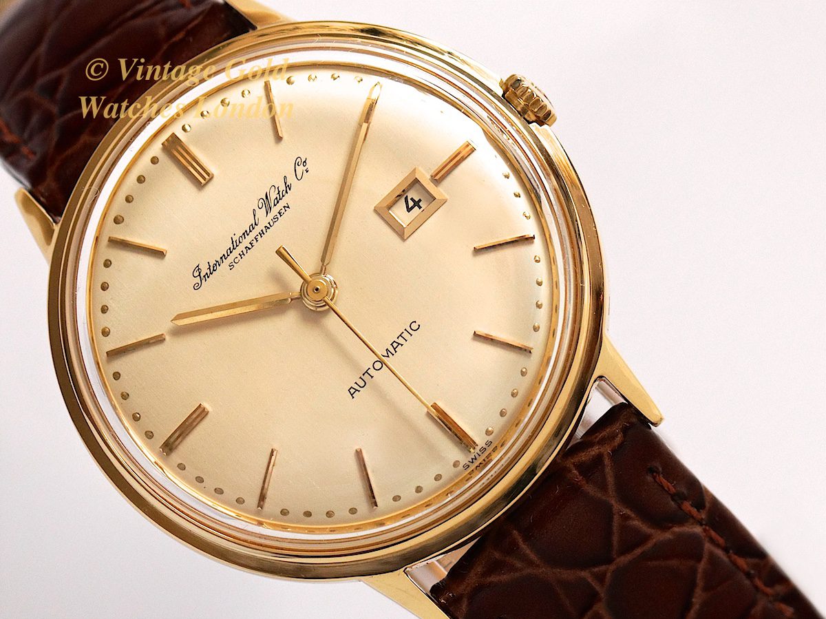 IWC Cal. 8531 Automatic 18K 1962 Vintage Gold Watches