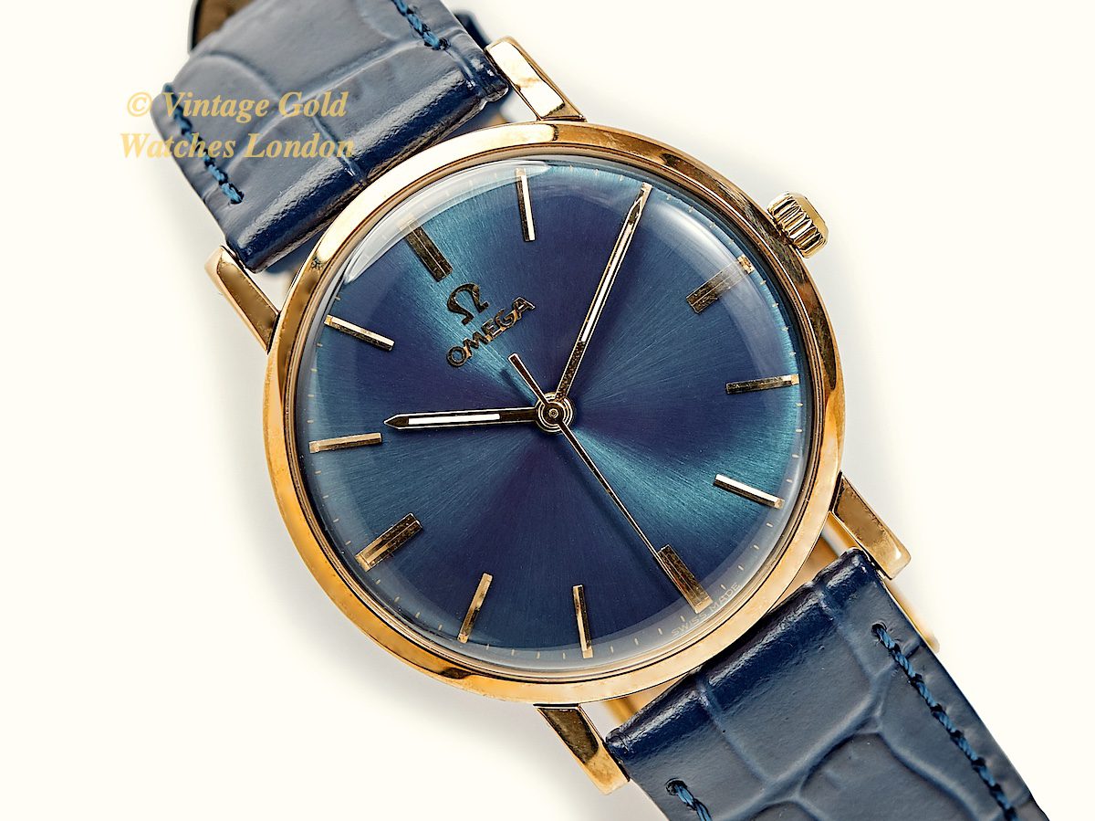 Vintage omega blue dial cheap