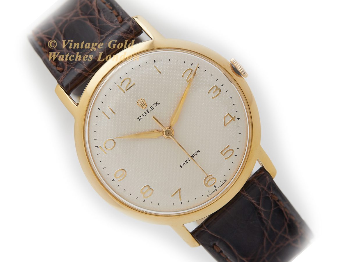 お歳暮 2024 Honeycomb 18ct Precision Rolex Dial, 36.5mm Oversize 1956 時計