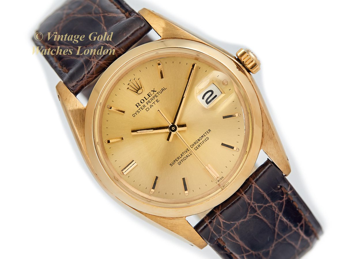 rolex superlative chronometer gold