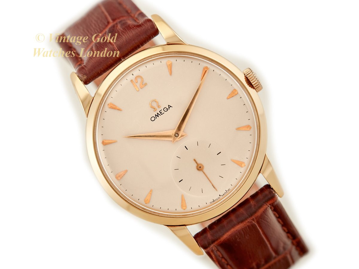 Omega Cal.266 18ct 36mm 1952 Vintage Gold Watches