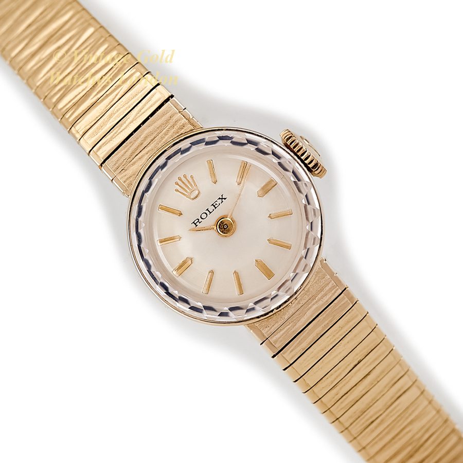 Ladies Rolex Cocktail / Bracelet Watch 18ct, 1967 | Vintage Gold Watches