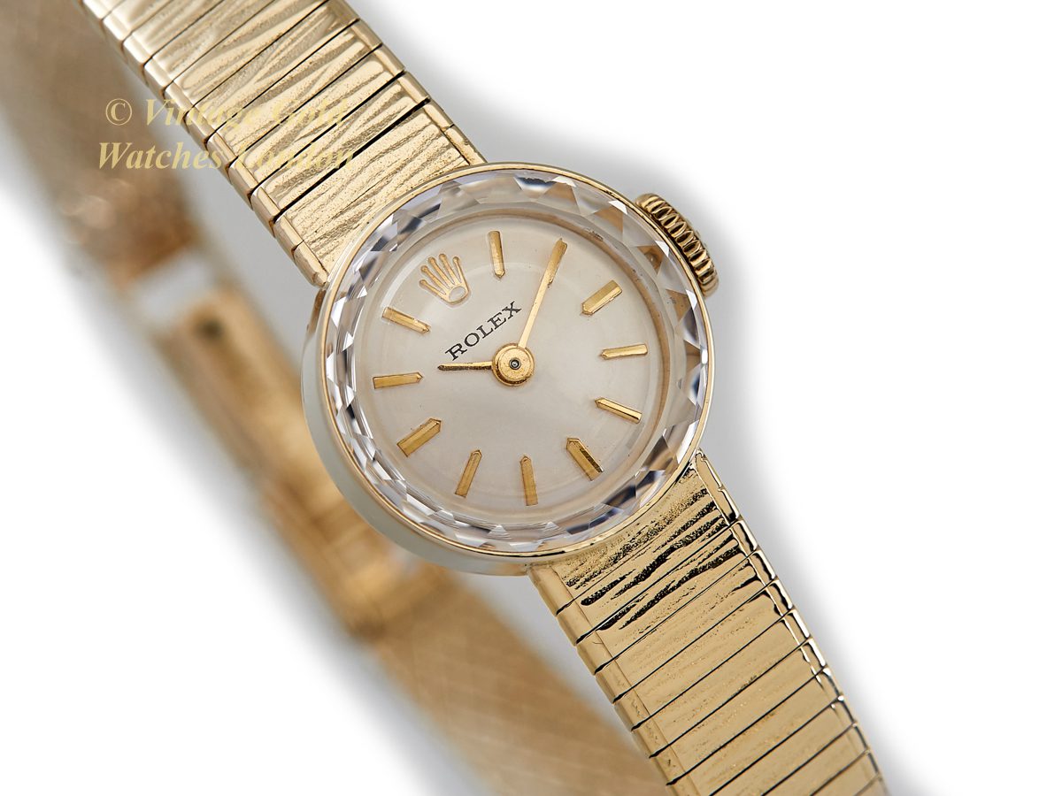 Ladies Rolex Cocktail / Bracelet Watch 18ct, 1967 | Vintage Gold Watches