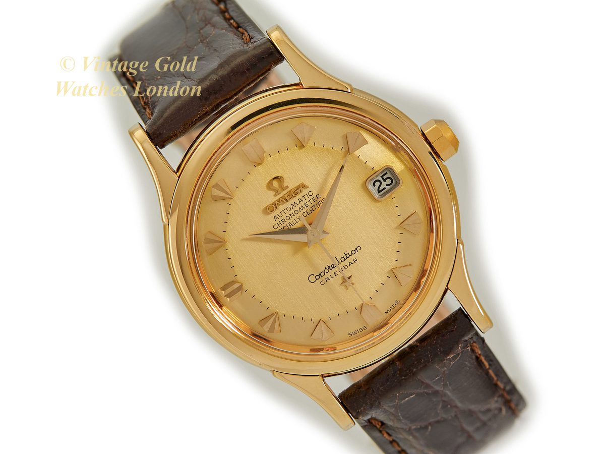 18ct gold omega constellation