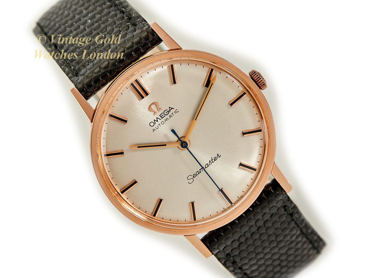 omega automatic gold watch