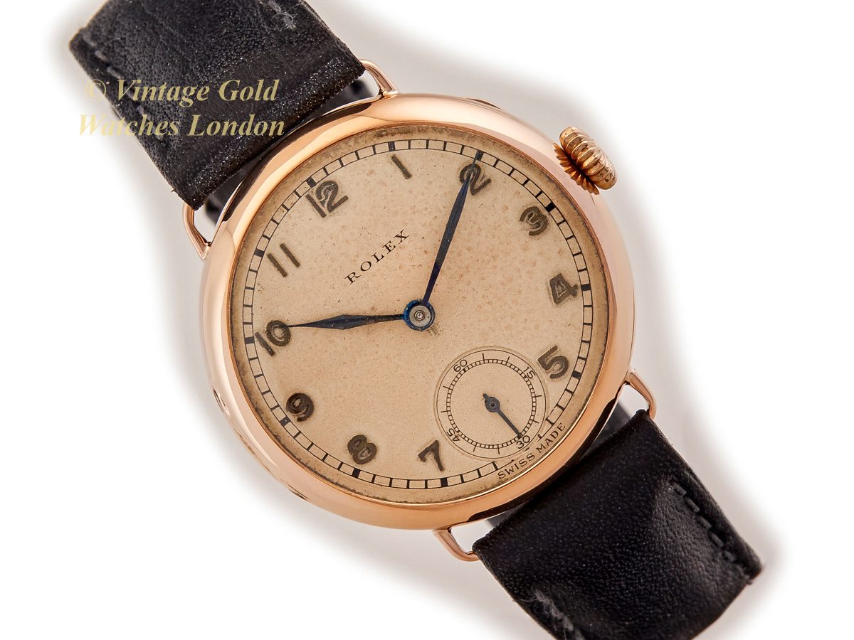Rolex Watch 9ct Rose Gold, 1928 | Gold Watches