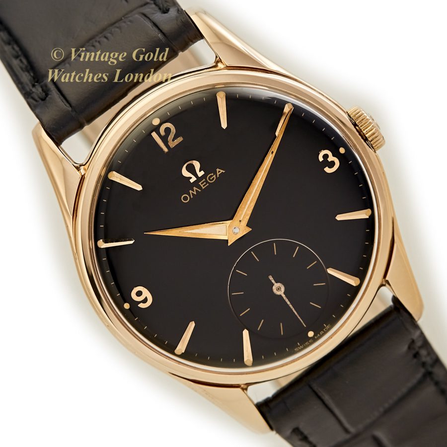 9ct gold omega watch