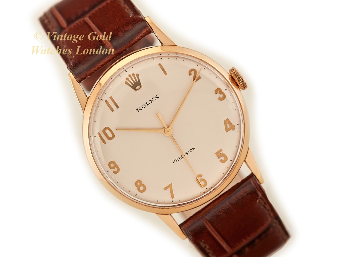 Rolex 9ct 33mm 1970 Gold Numerals | Vintage Gold Watches