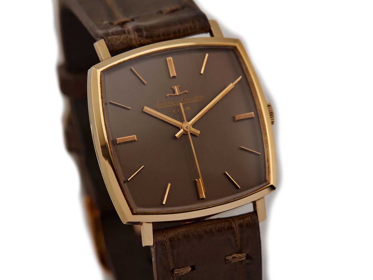 Jaeger LeCoultre Club Cal.1900 18ct 1970 Vintage Gold Watches