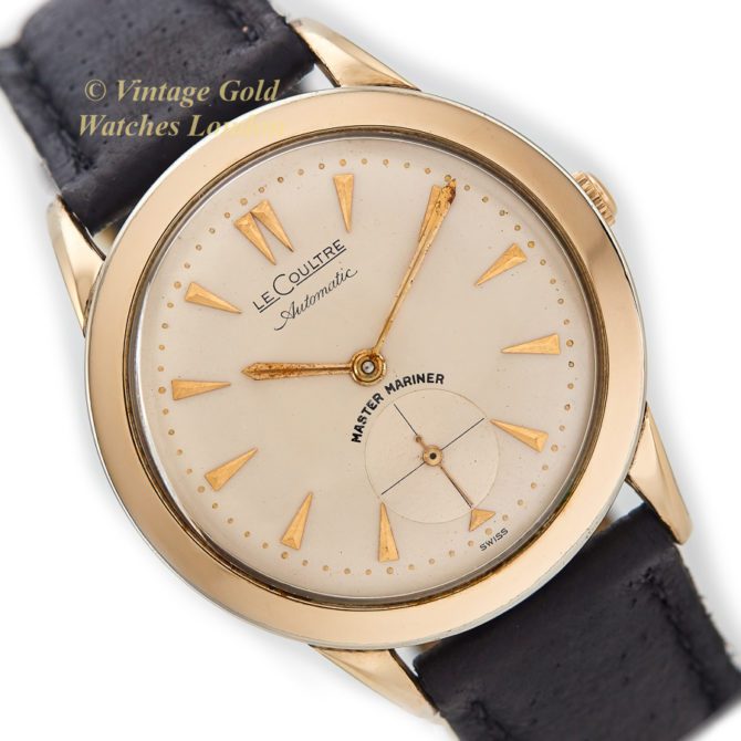Jaeger LeCoultre Cal. K812 Master Mariner Automatic 10ct Gold Filled 1958 Vintage Gold Watches