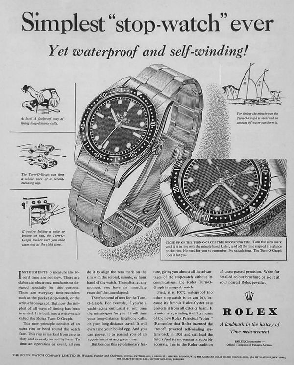 Vintage rolex turn o graph clearance