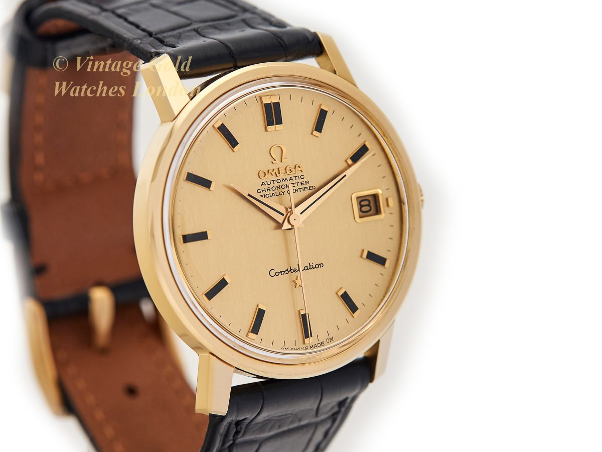 Omega Constellation Cal.564 18ct 1968 Solid Gold Dial - Museum Condition! |  Vintage Gold Watches