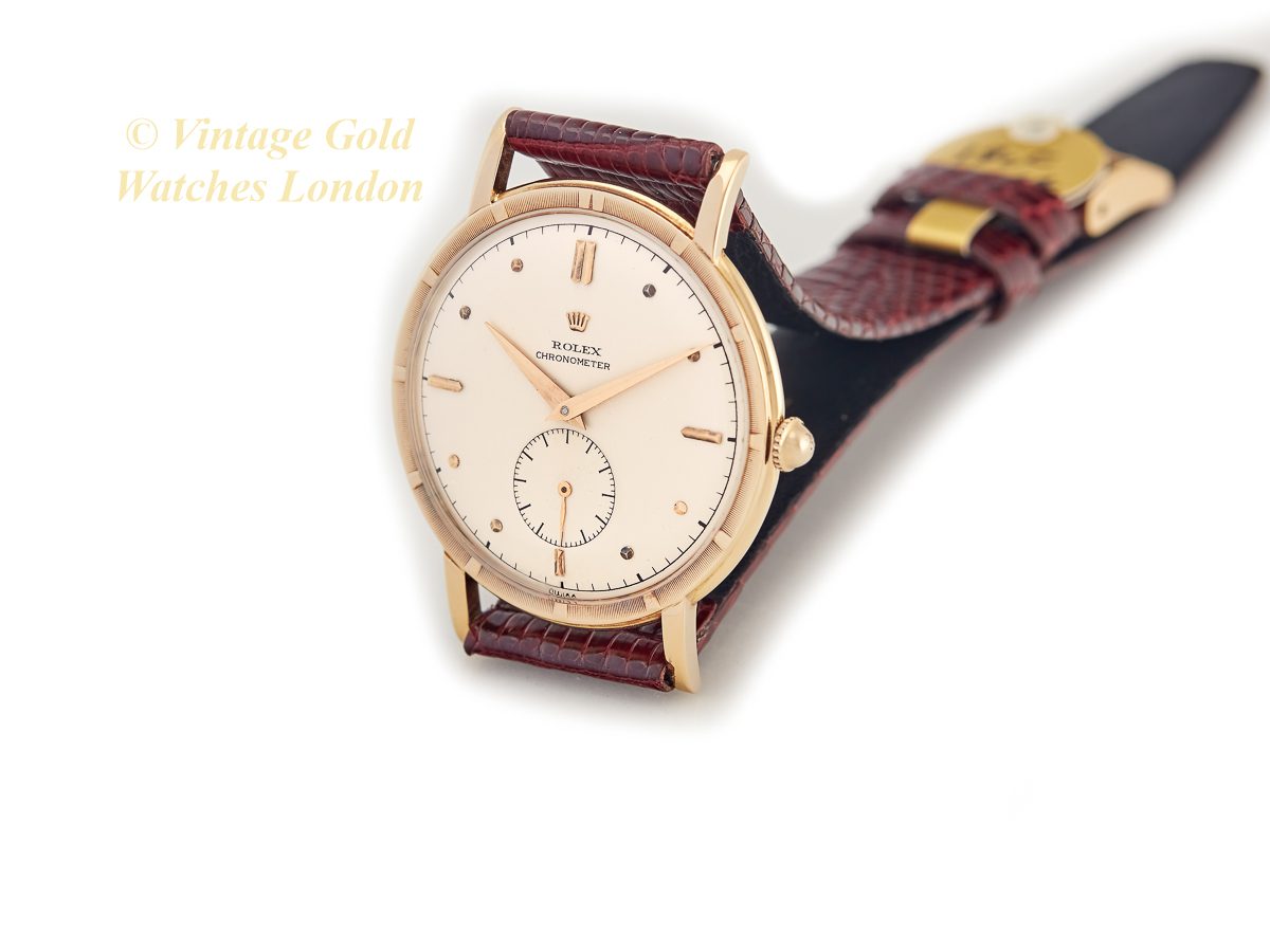 Rolex Precision Metropolitan Chronometer 18ct 1954 Sub Dial