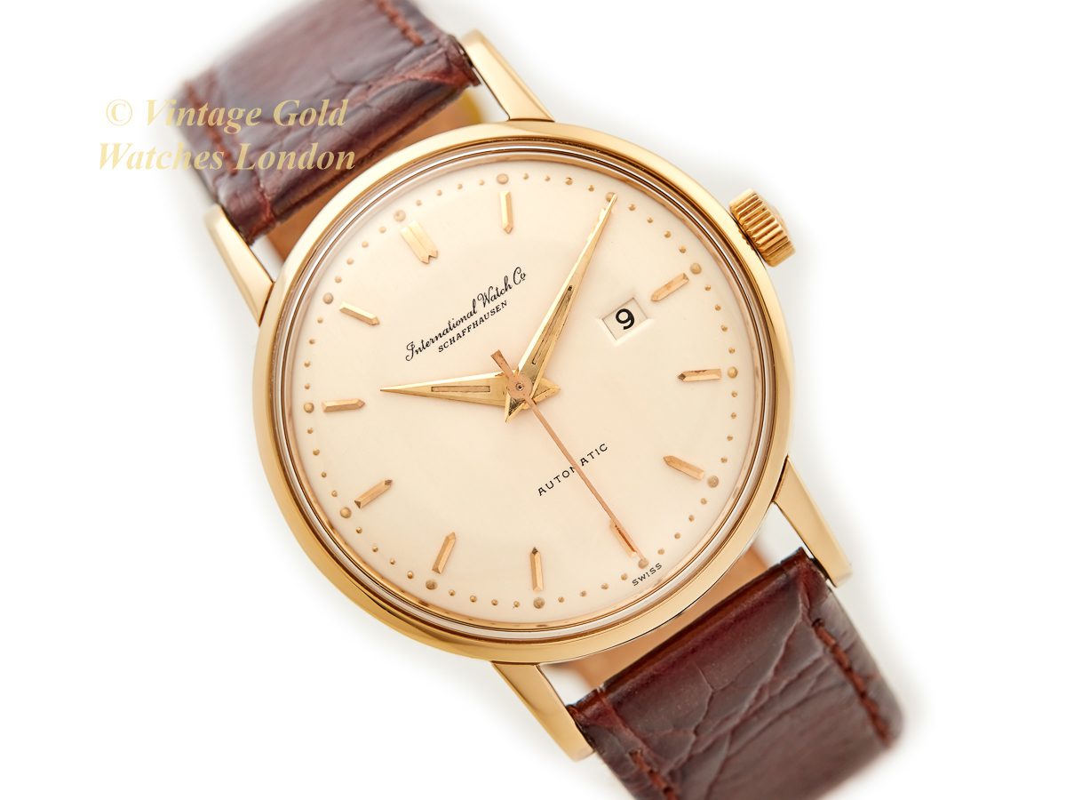 IWC Cal.8531 Date Automatic 18ct 1958 Vintage Gold Watches
