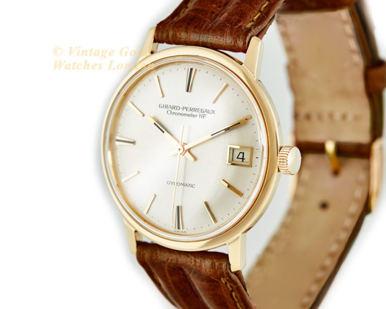 Girard Perregaux Chronometer HF Gyromatic 18ct 1967 | Vintage Gold Watches