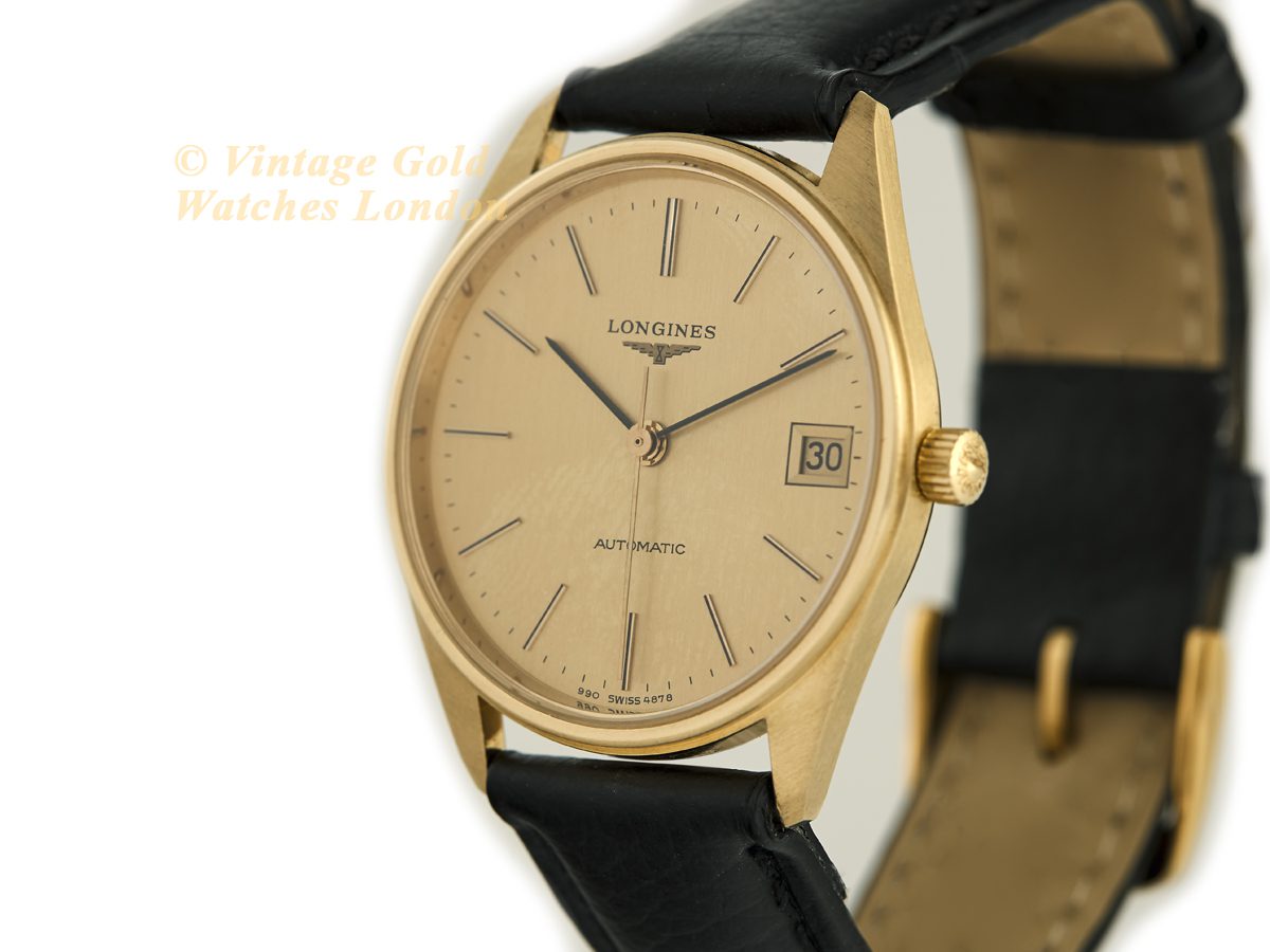 Longines Cal.990 Automatic 18ct 1979 | Vintage Gold Watches
