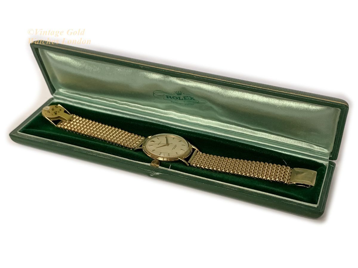 Rolex Precision Metropolitan Chronometer 18ct 1955 | Vintage Gold Watches
