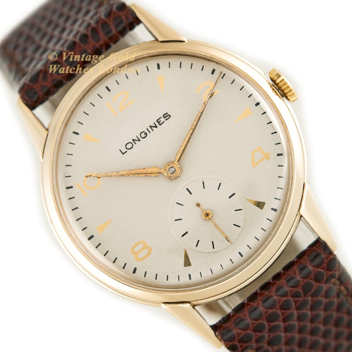 Longines 9ct Cal.12.68Z 1951 Vintage Gold Watches