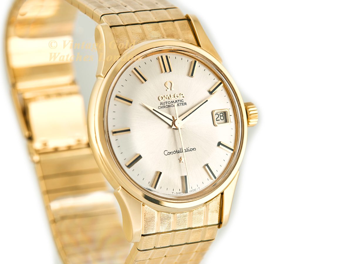 Omega Constellation Cal.561 Integral 18ct Bracelet 1962 | Vintage Gold ...