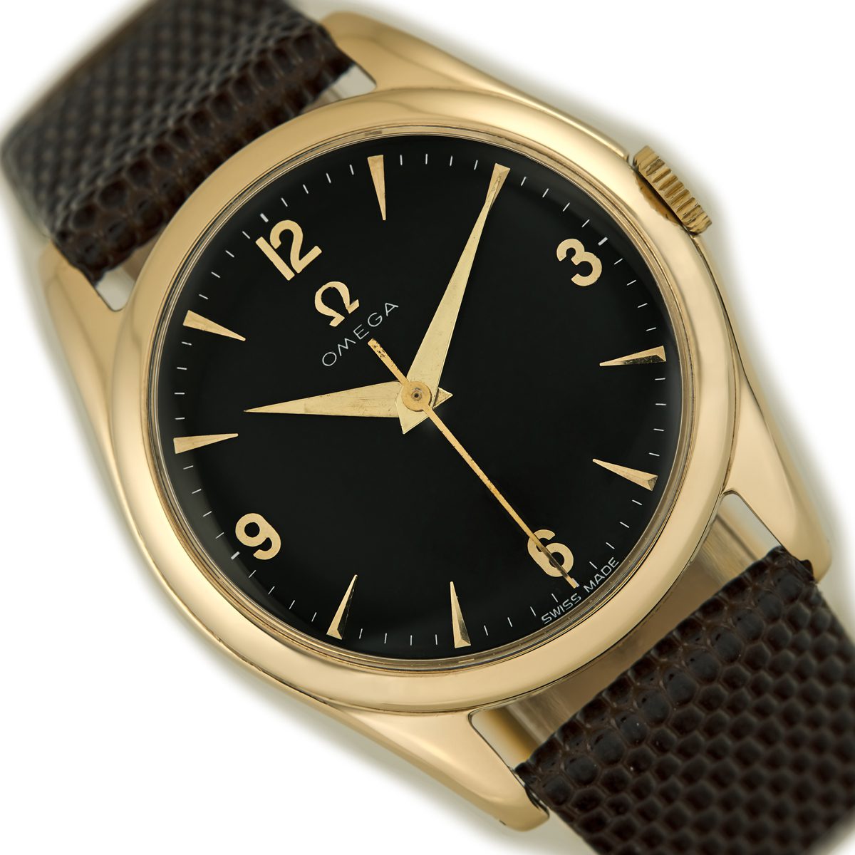 Omega seamaster black dial vintage on sale
