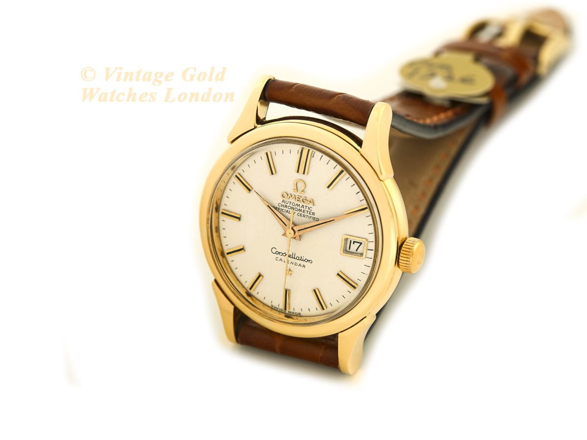 Omega Constellation Calendar Cal.504 18ct 1959 Vintage Gold Watches