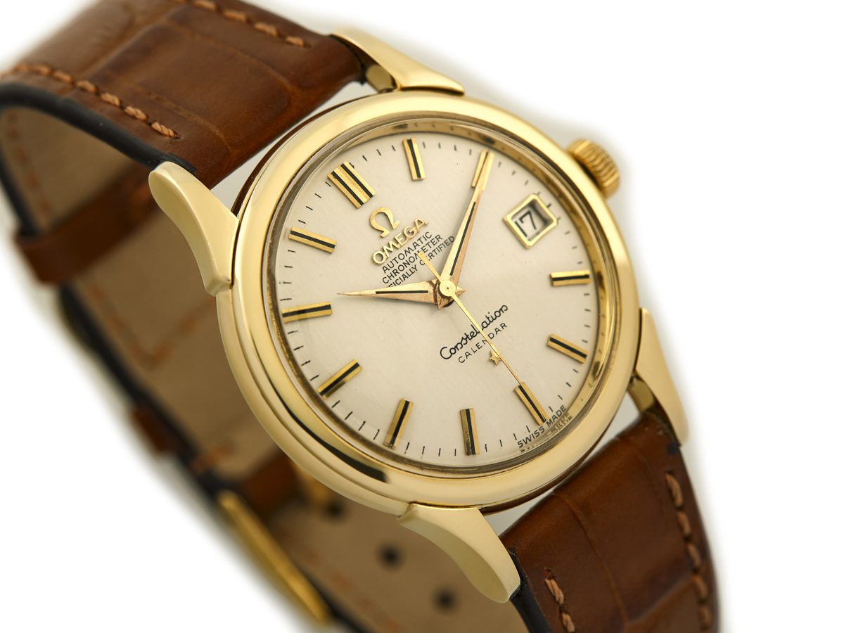 Omega Constellation Calendar Cal.504 18ct 1959 Vintage Gold Watches