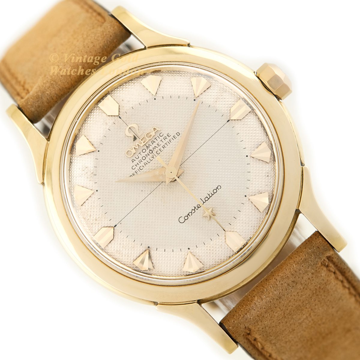 Omega Constellation Cal.501 18ct 1955 | Vintage Gold Watches