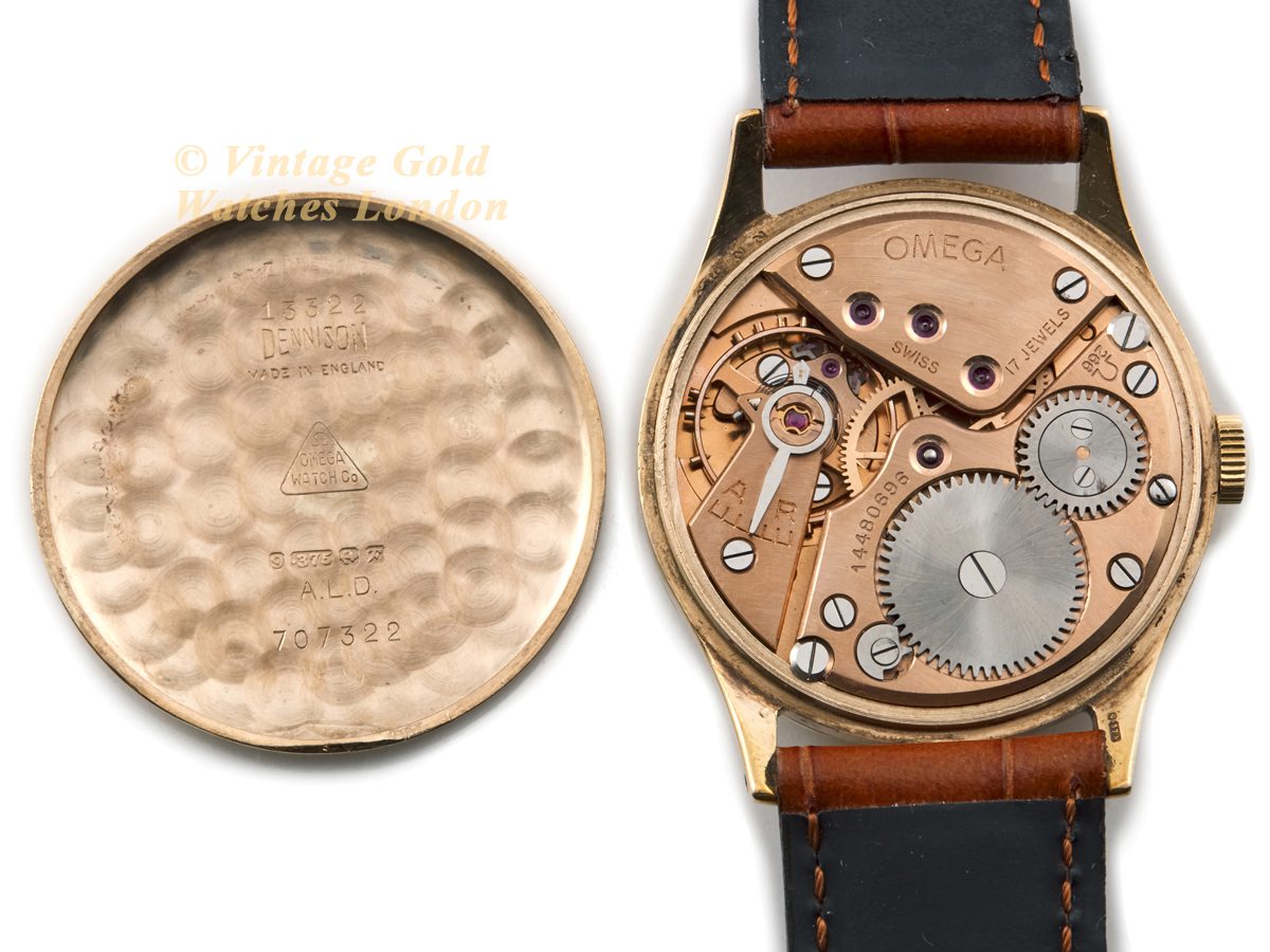 Omega Cal.266 9ct 1954 Vintage Gold Watches