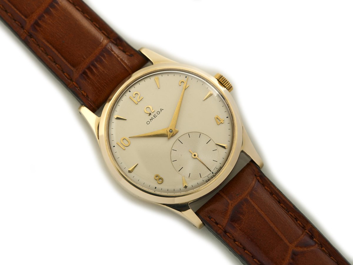 Omega Cal.266 9ct 1954 Vintage Gold Watches