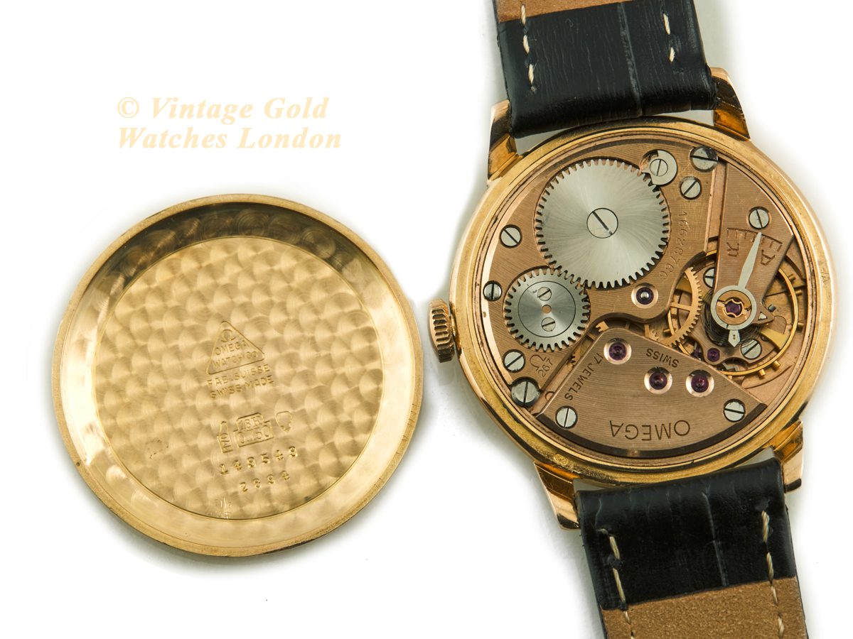 Omega Cal.267 18ct Pink Gold 1958 Vintage Gold Watches