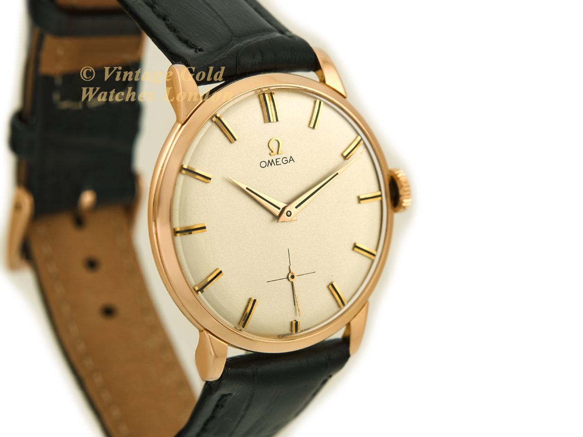 Omega Cal.267 18ct Pink Gold 1958 Vintage Gold Watches
