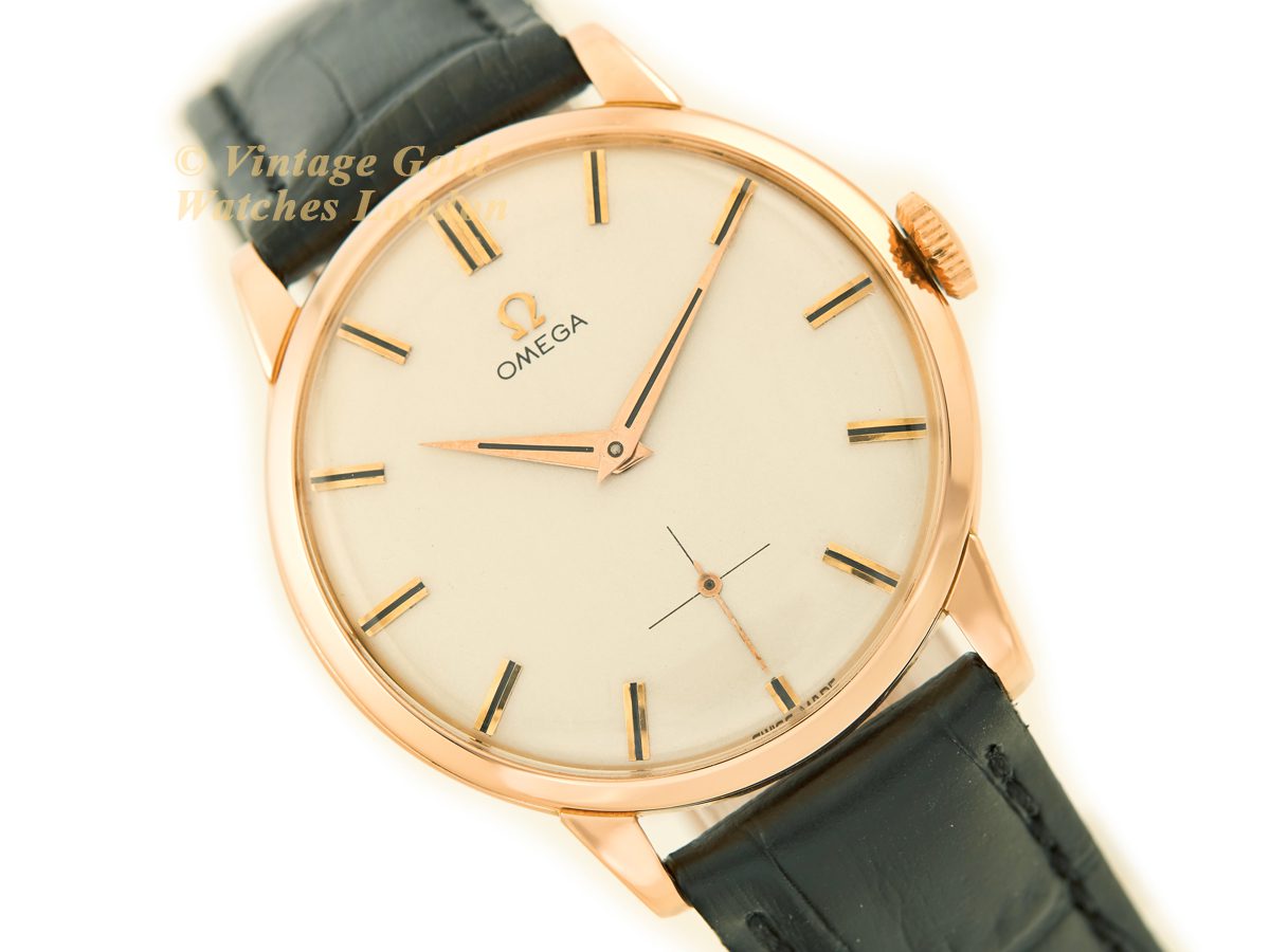 Antique gold sales omega mens watch