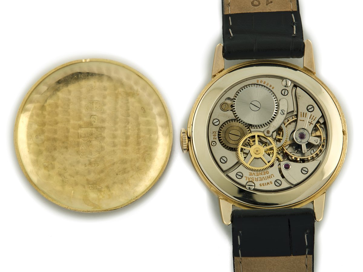 Universal Geneve Cal.263 18ct 1945 Vintage Gold Watches