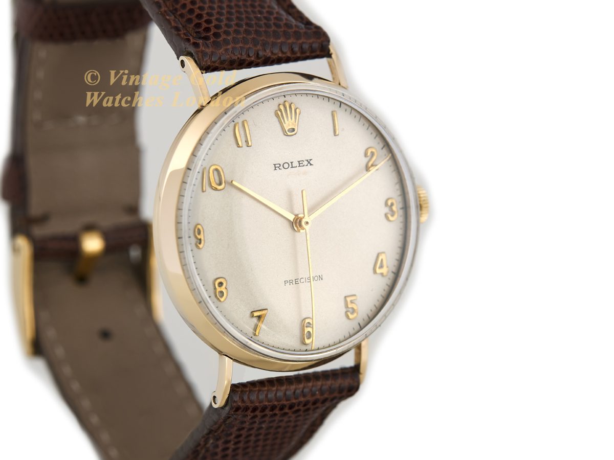 Rolex Precision Cal.1225 9ct 1972 Vintage Gold Watches