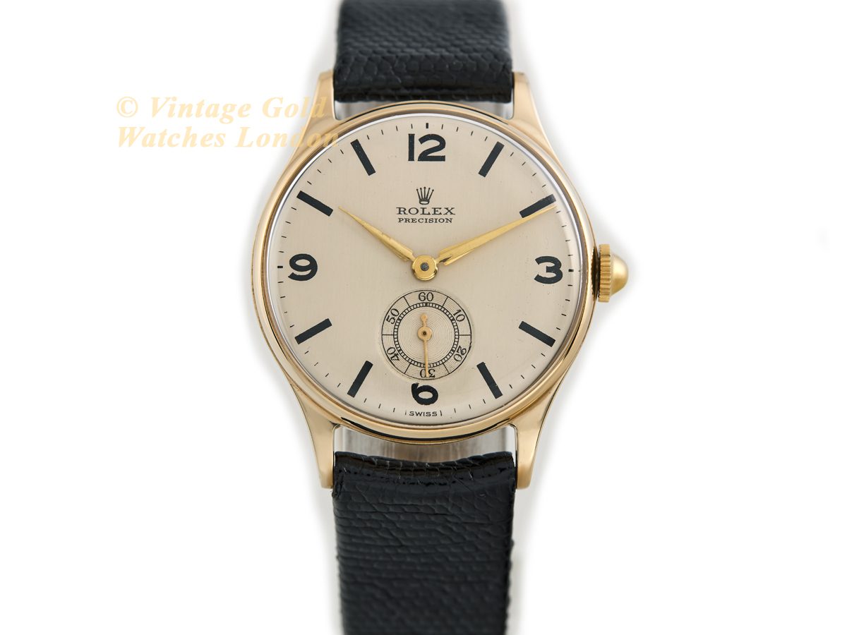 Rolex Precision Cal.9¾ 9ct 1956 | Vintage Gold Watches
