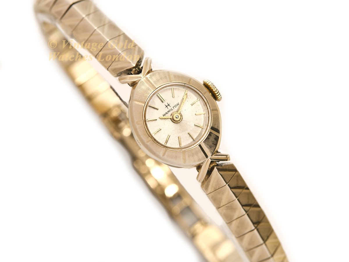 Ladies Hamilton Cocktail Cal.14 9ct 1966 | Vintage Gold Watches