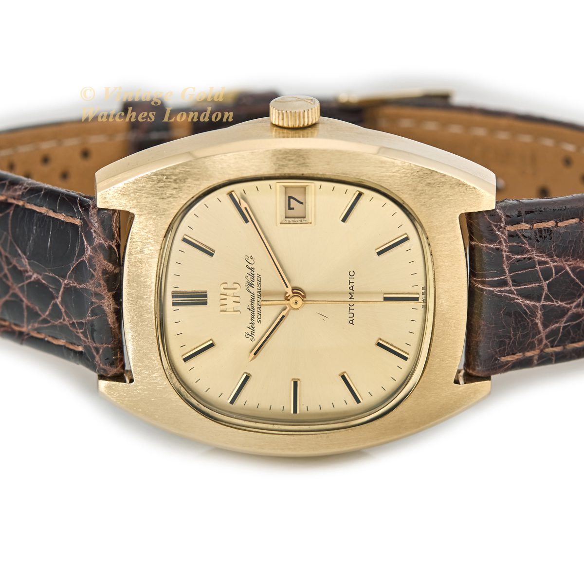 IWC Automatic Date Cal.8541B 18ct 1975 | Vintage Gold Watches