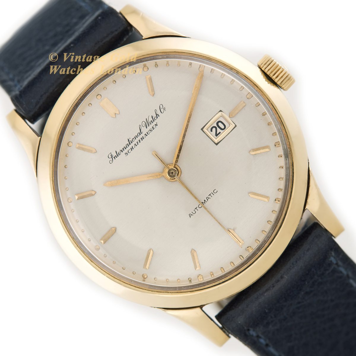 IWC Automatic Date Cal.8521 18ct 1954 Vintage Gold Watches