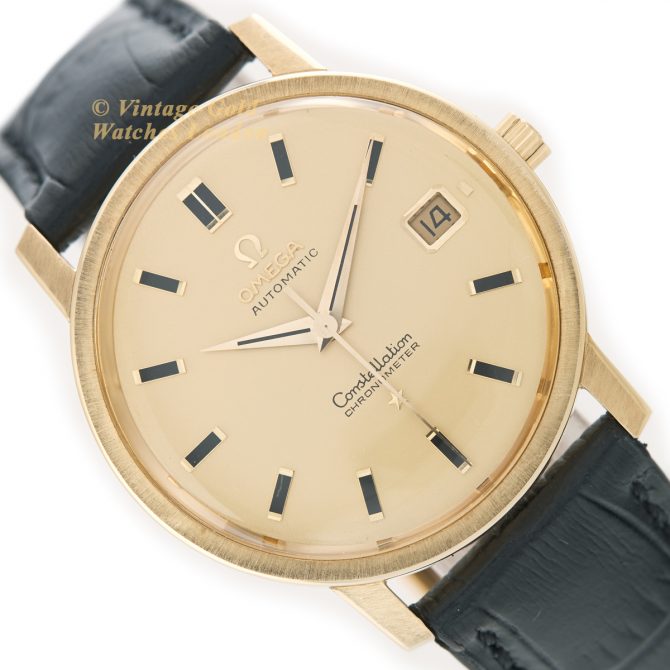 Vintage Omega Constellation Cal.564 18ct 1969 Vintage Gold Watches