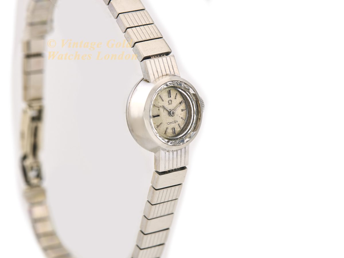 Ladies Omega Cal.580 9ct White Gold 1961 | Vintage Gold Watches