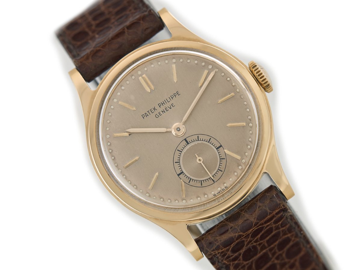 Patek Philippe Calatrava Model Ref.2451 18ct 1959 Screw back Vintage Gold Watches
