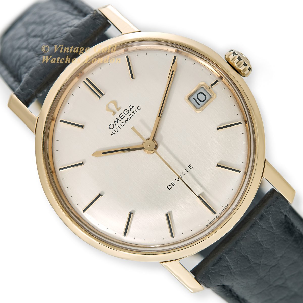 Omega Seamaster DeVille Cal.565 18ct 1965 Vintage Gold Watches