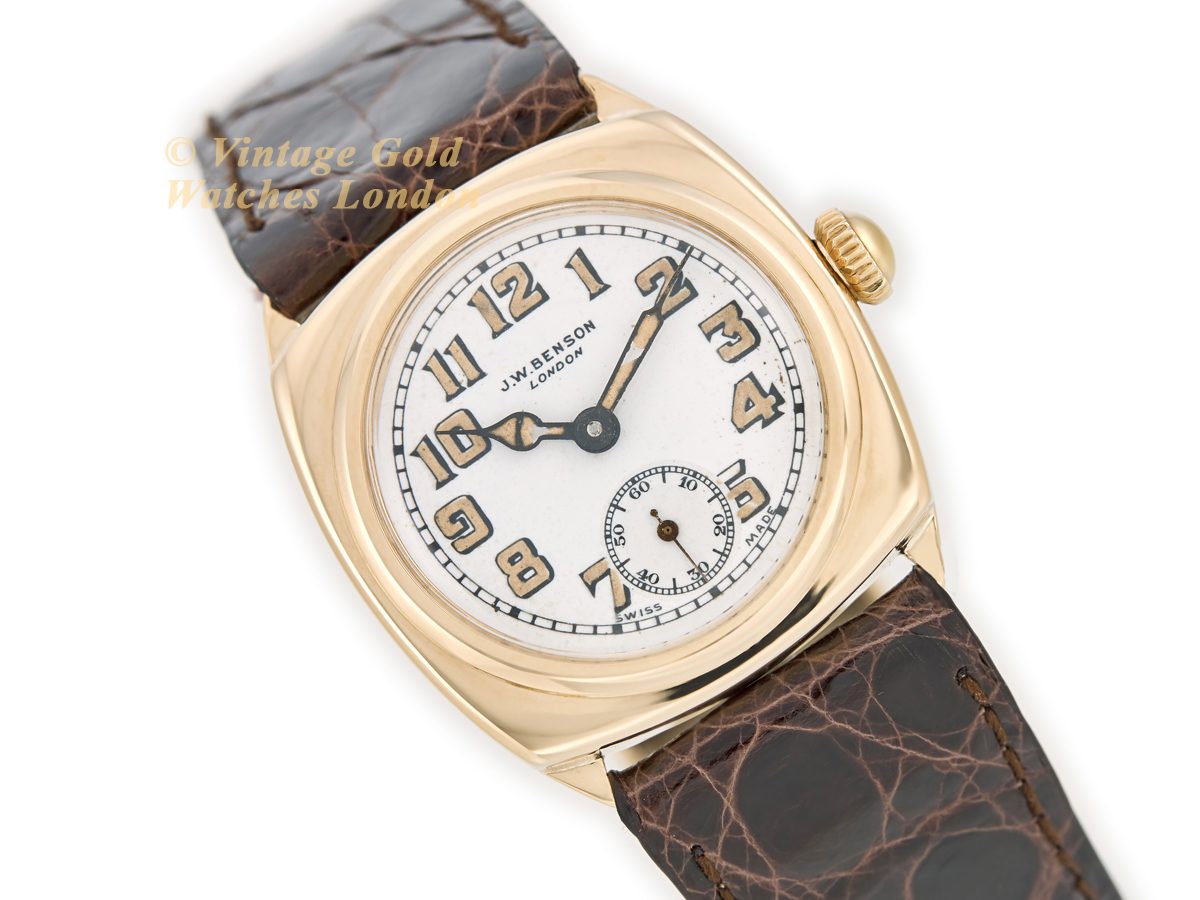J.W.Benson Cushion Model.79 18ct 1936