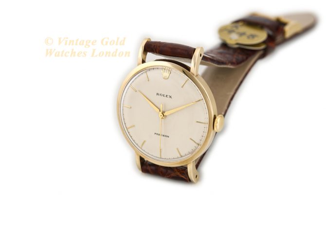 時計 Rolex Precision Rolex Precision Cal.1400 ROLEX PRECISION WATCH 18K WHITE GOLD HAND-WOUND LADIES WATCH