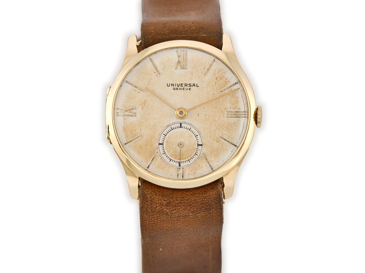 Universal Geneve Model Ref.5334 18ct 1936 Vintage Gold Watches